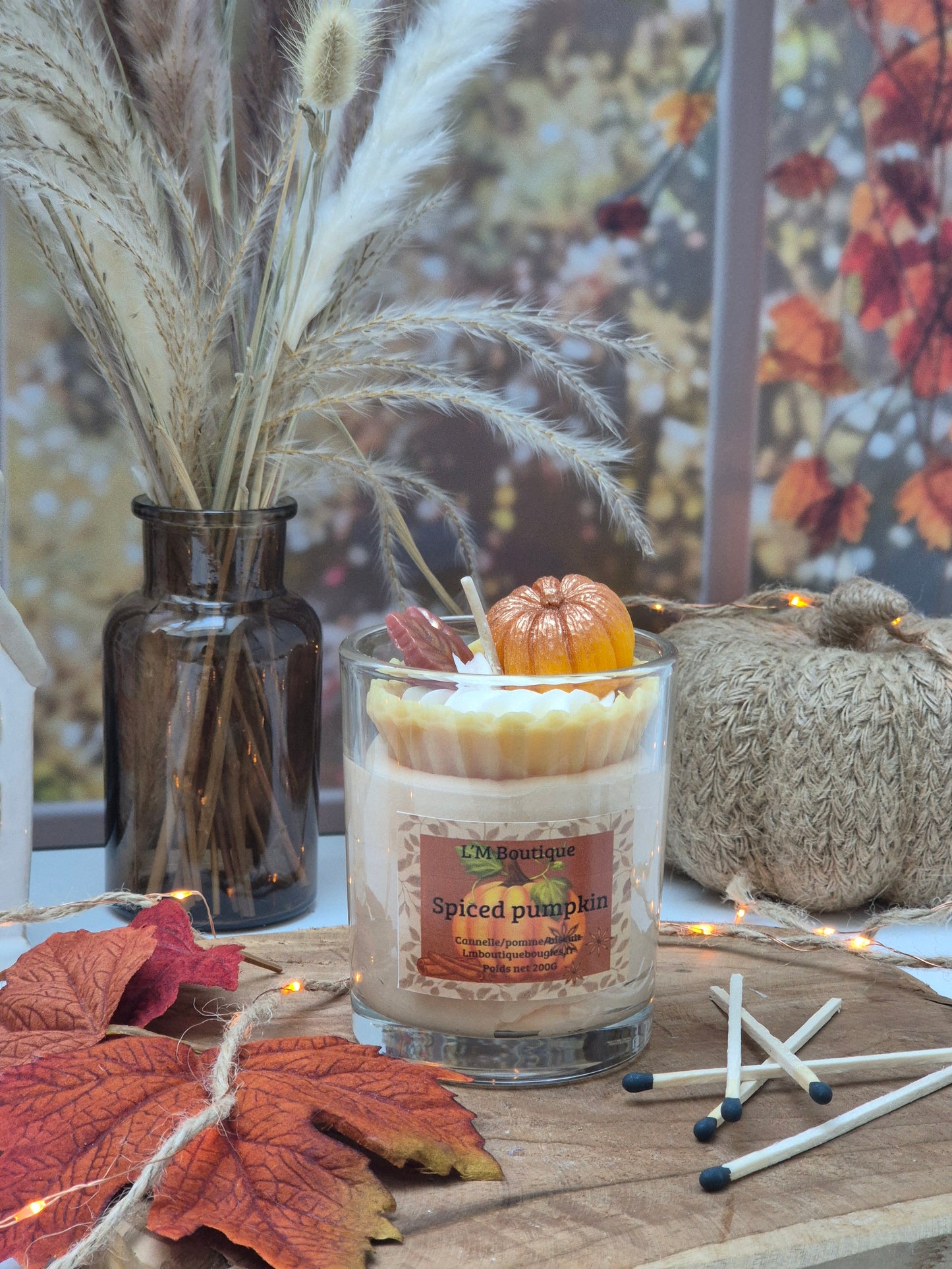 Bougie pumpkin spiced latté