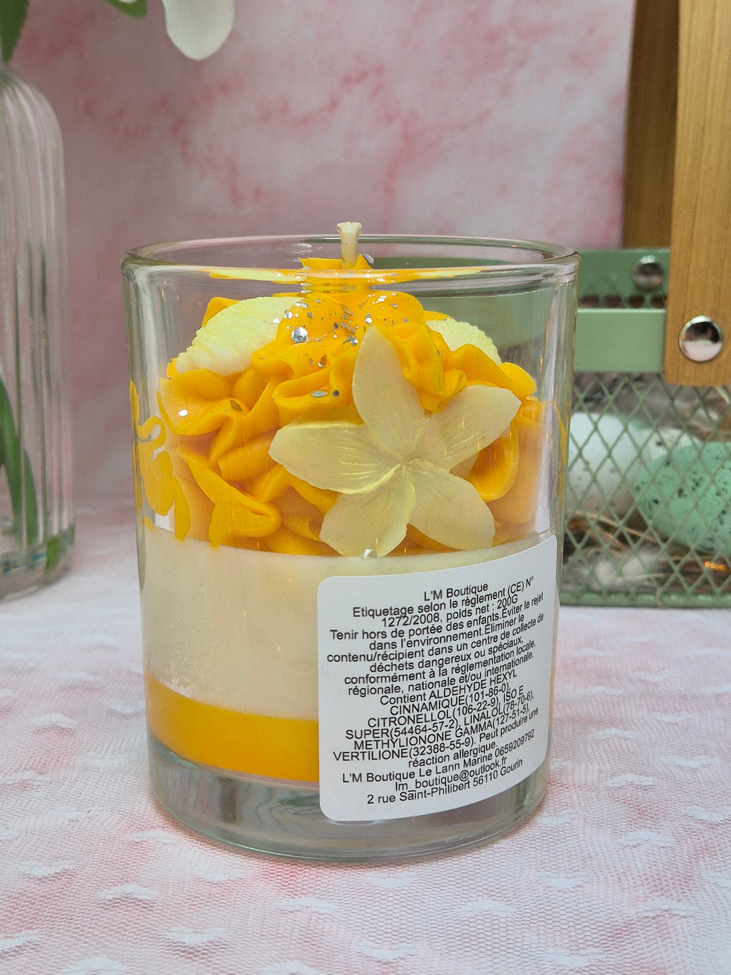 Bougie perle de tahiti
