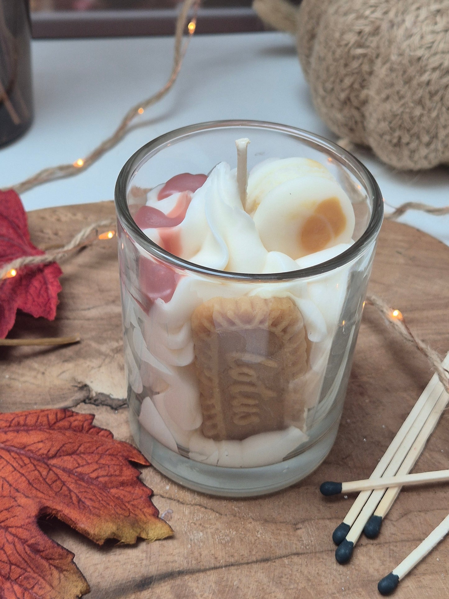 Bougie nougat blanc