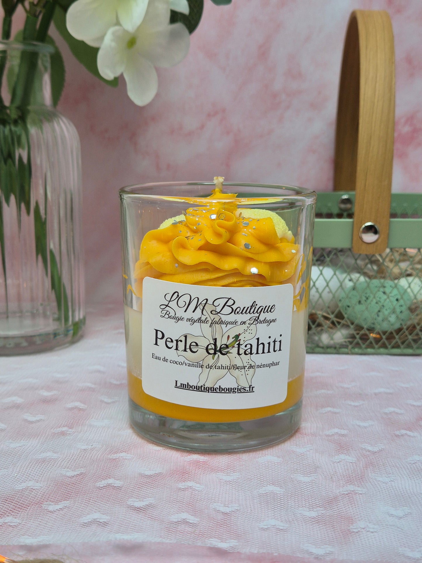 Bougie perle de tahiti