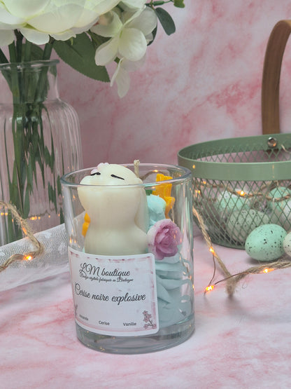 bougie jardin de printemps
