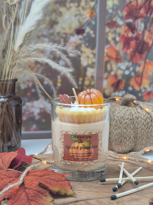 Bougie pumpkin spiced latté
