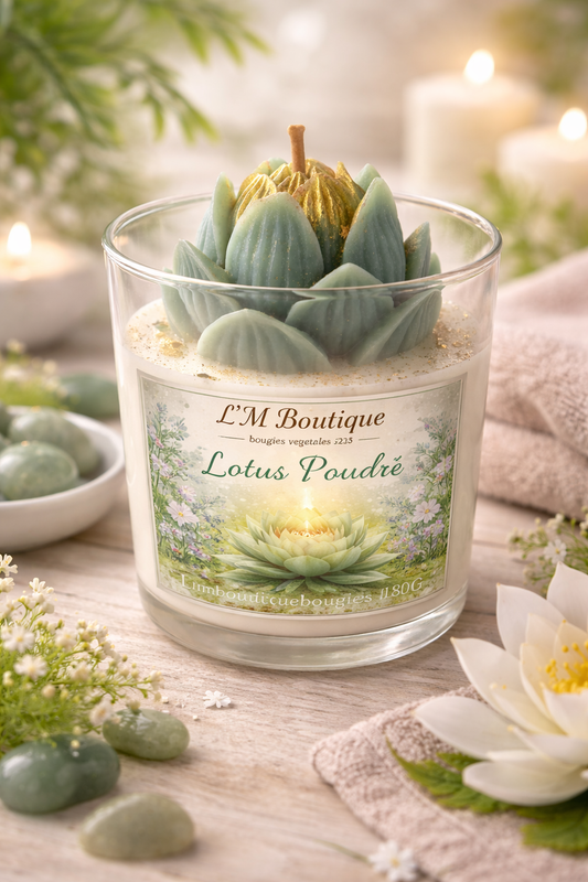 Bougie lotus