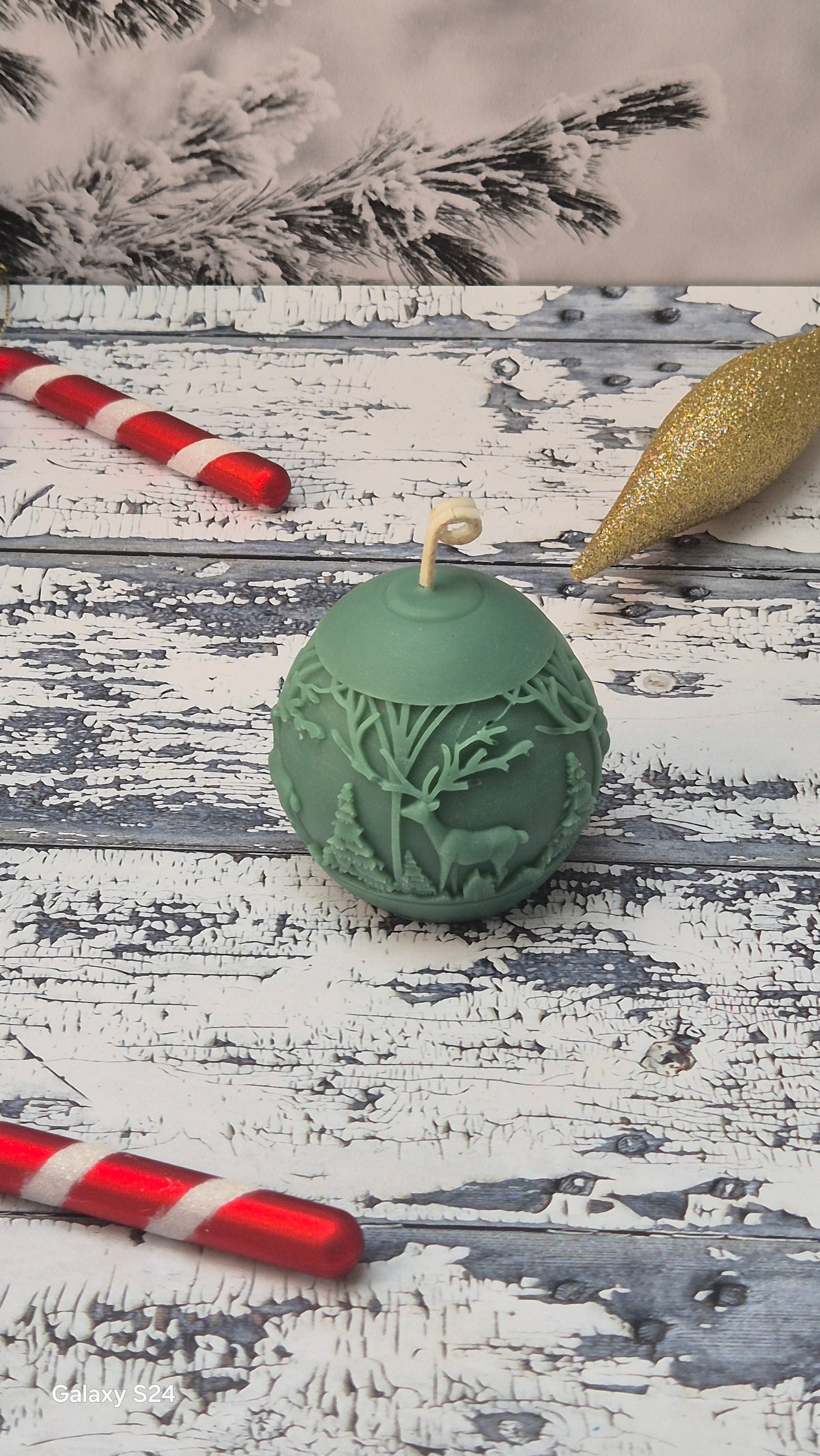 Boule parfumée pour sapin