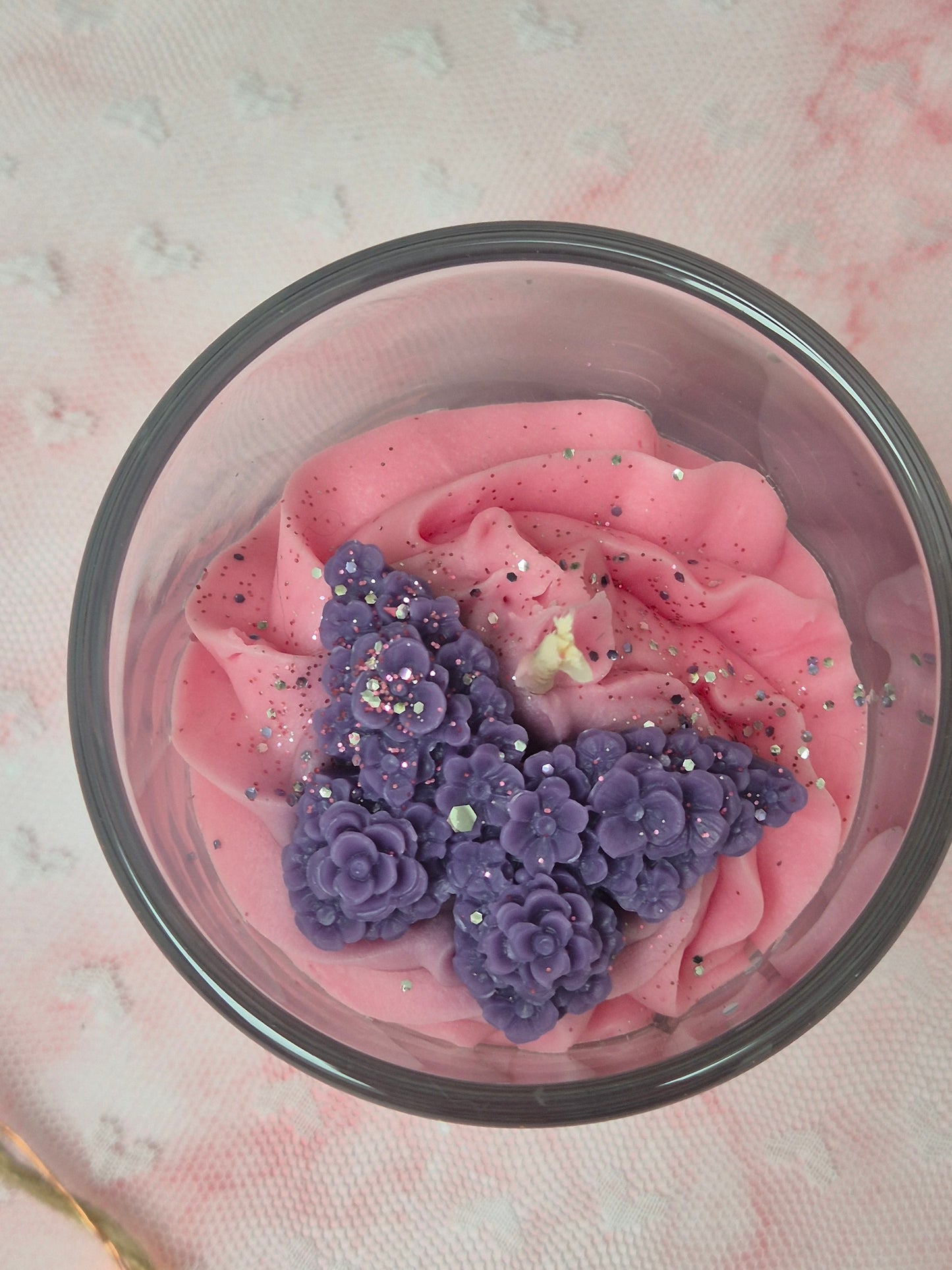 Bougie bulle sucrée