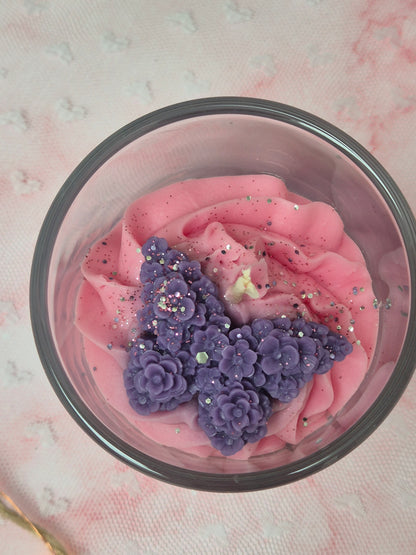 Bougie bulle sucrée