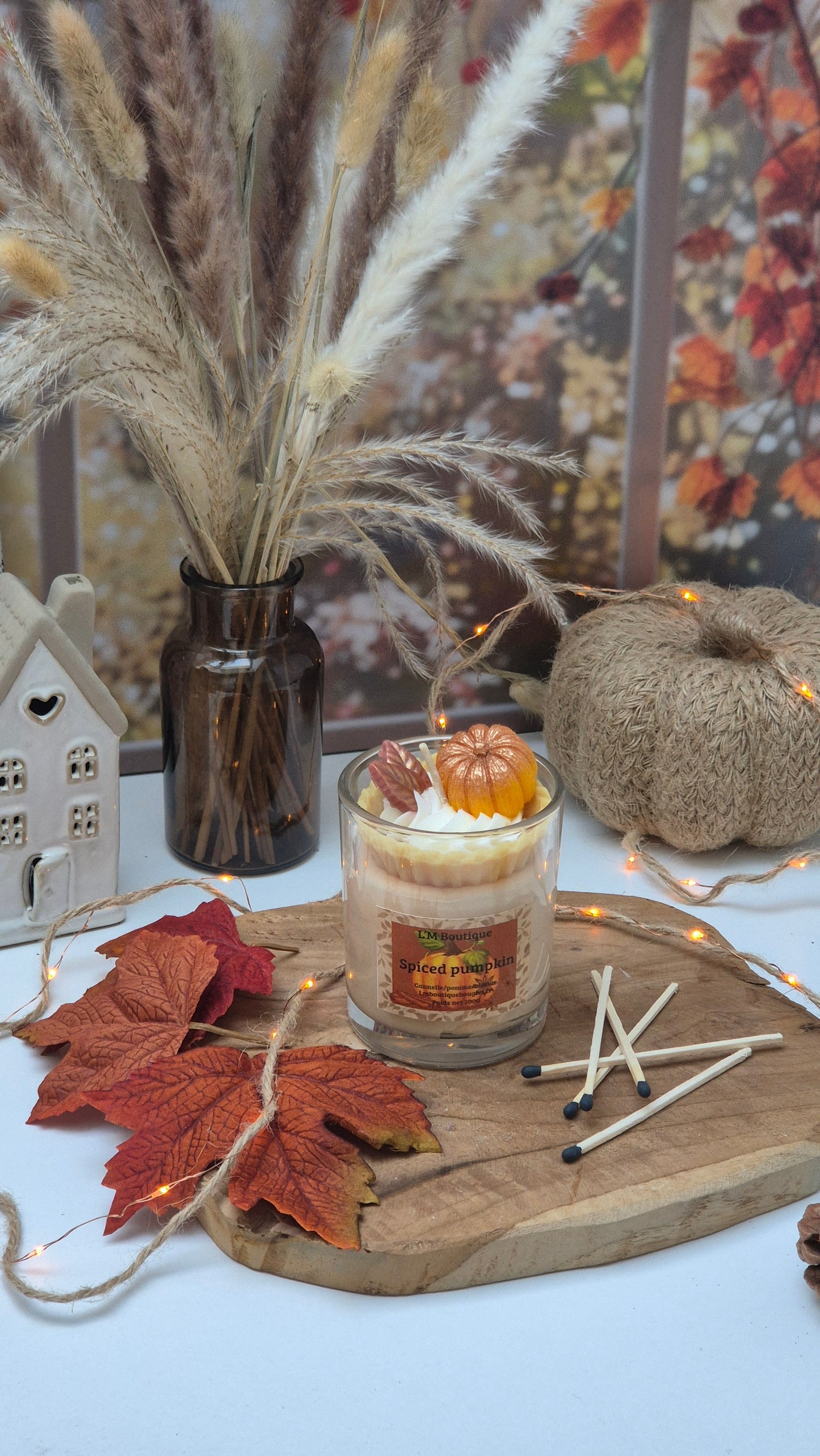 Bougie pumpkin spiced latté