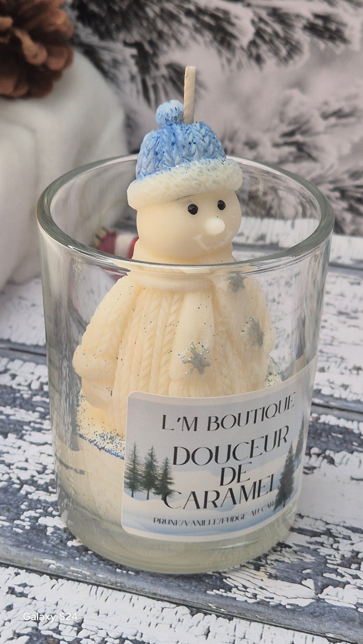 Bougie douceur de caramel