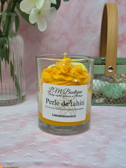 Bougie perle de tahiti