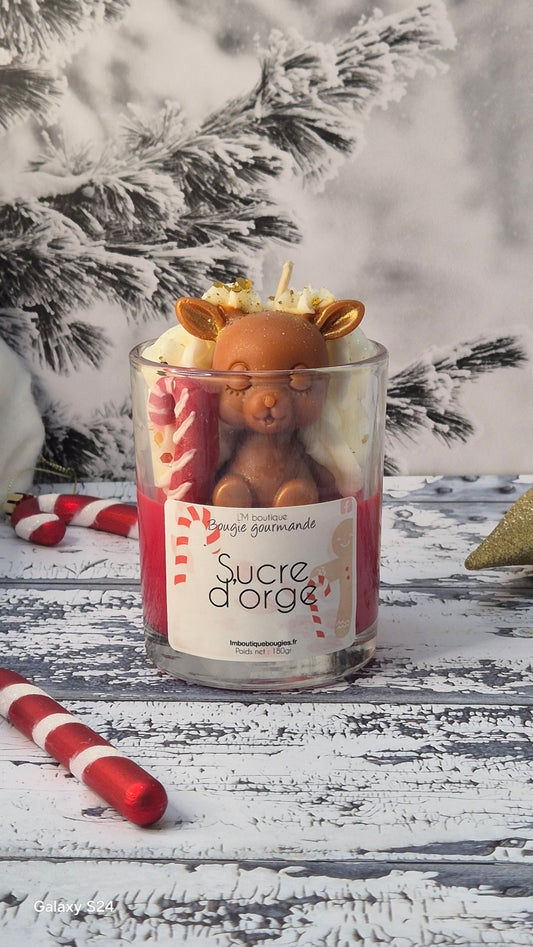 Bougie sucre d'orge